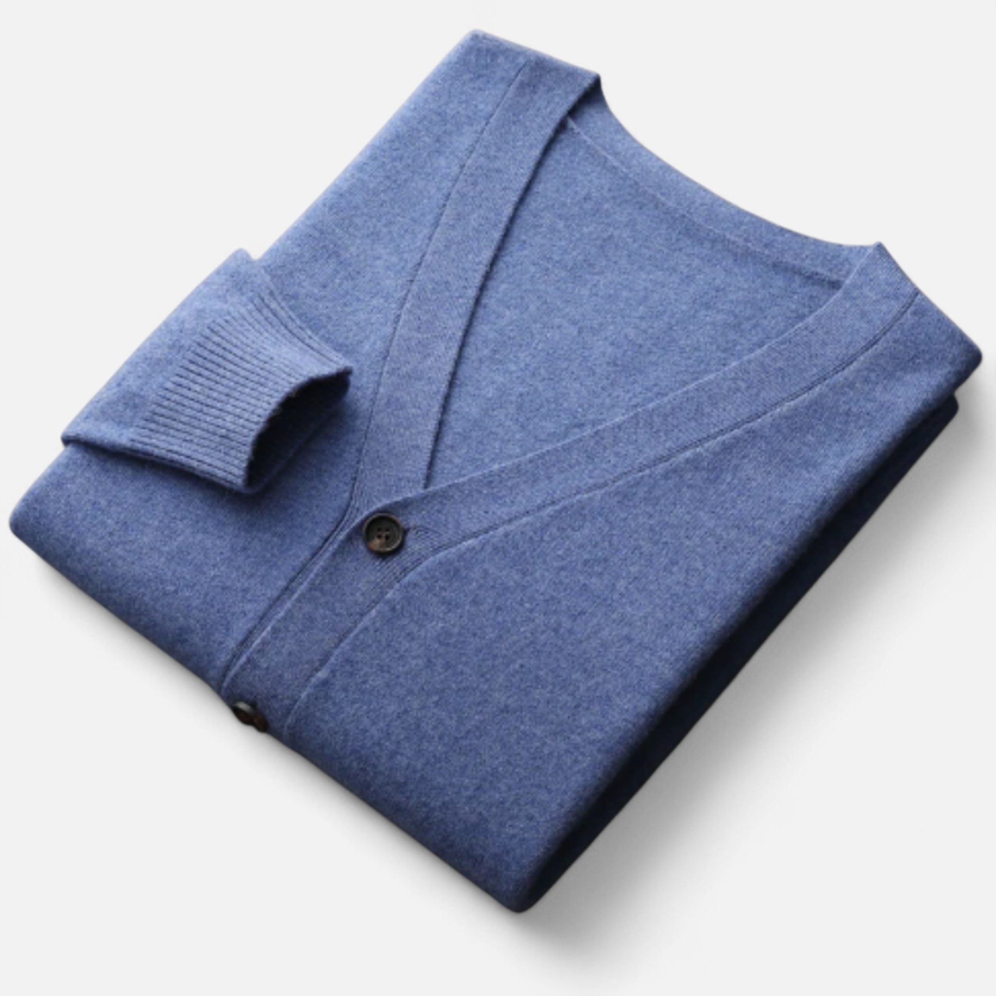 Solènne | Men’s Pure Cashmere Button-Front Cardigan
