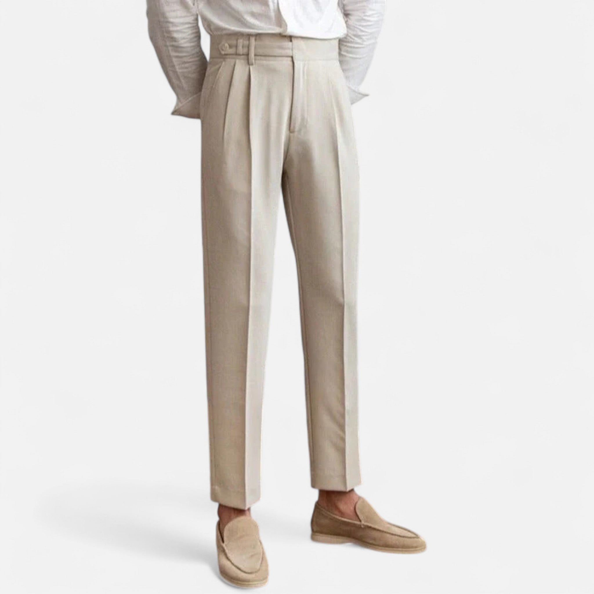 Solènne | Men’s Riviera Cut Tailored Trousers