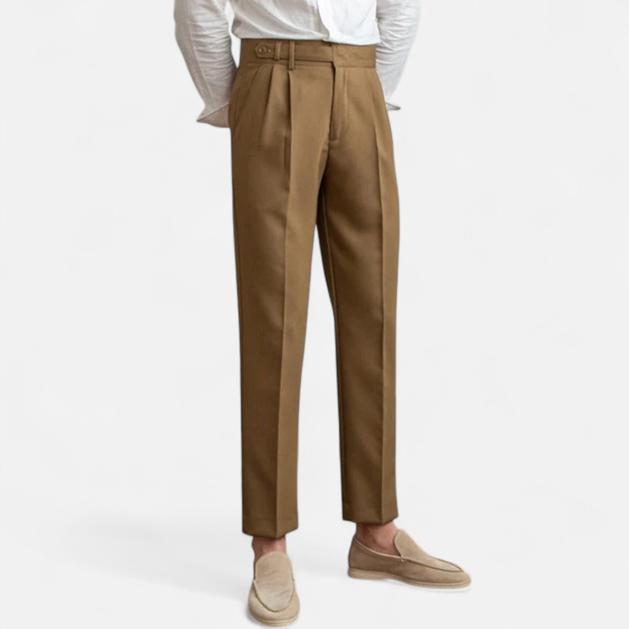 Solènne | Men’s Riviera Cut Tailored Trousers