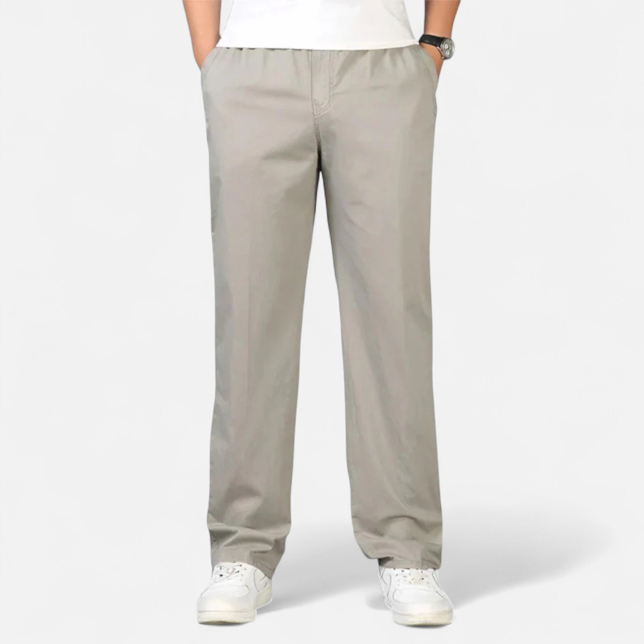 Solènne | Men’s Mayfair Tailored Cotton Pants