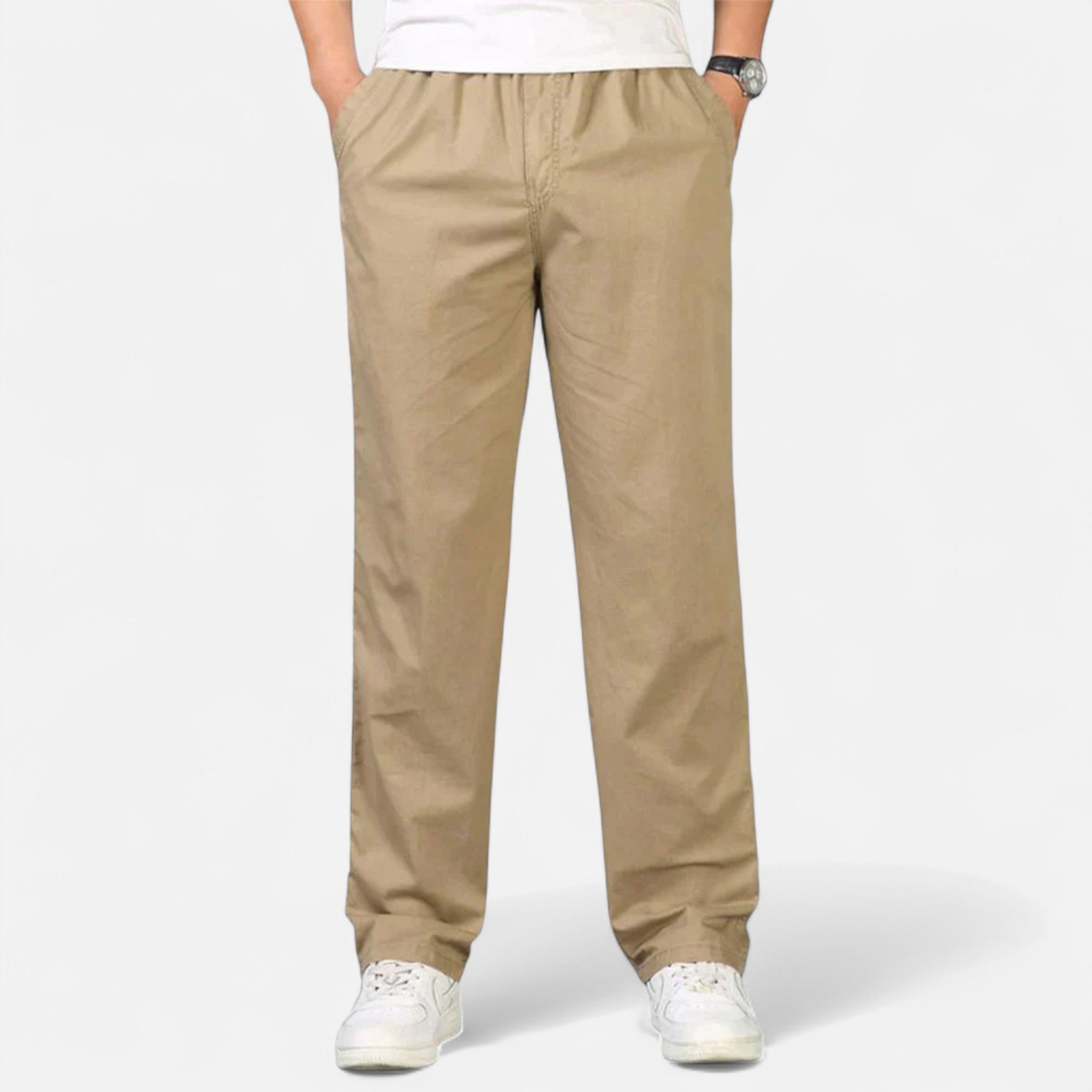 Solènne | Men’s Mayfair Tailored Cotton Pants