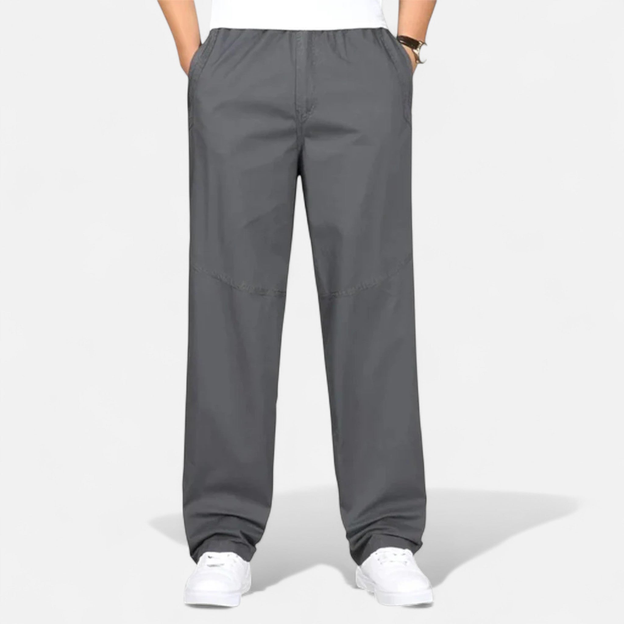 Solènne | Men’s Mayfair Tailored Cotton Pants