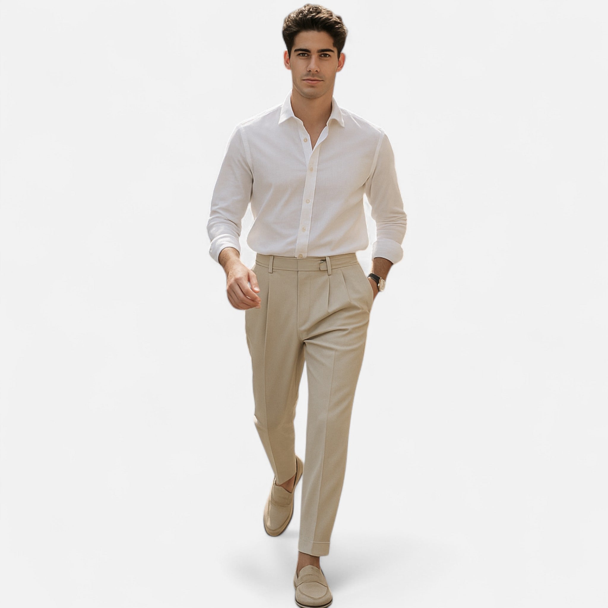 Solènne | Men’s Riviera Cut Tailored Trousers
