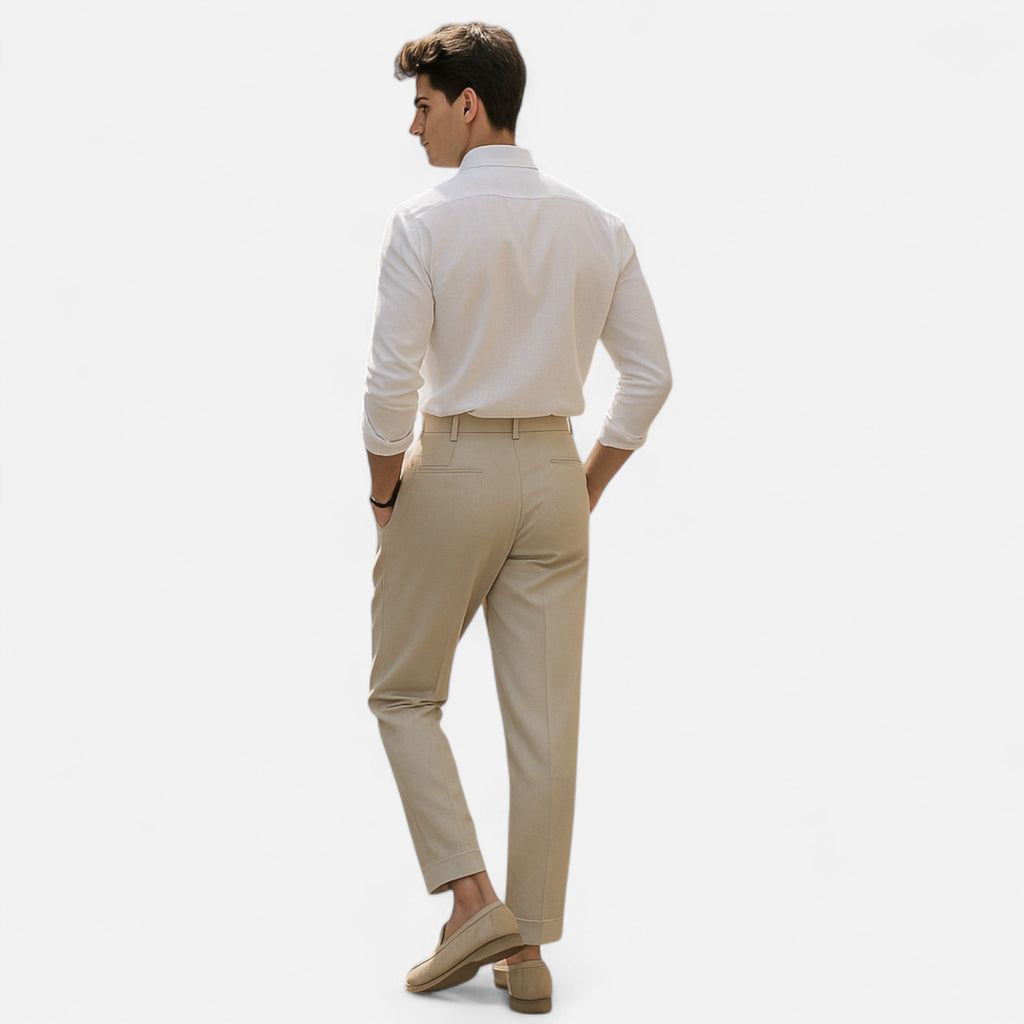 Solènne | Men’s Riviera Cut Tailored Trousers