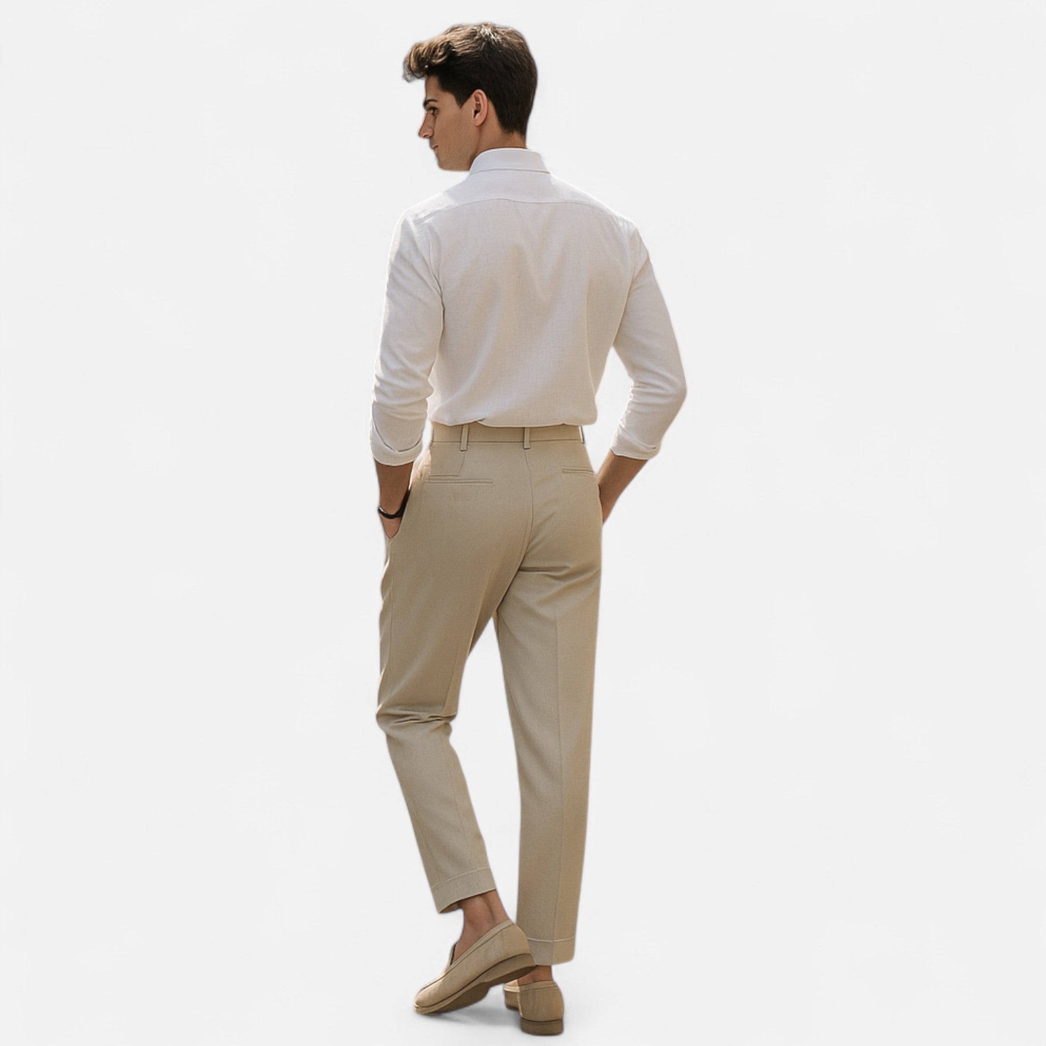 Solènne | Men’s Riviera Cut Tailored Trousers