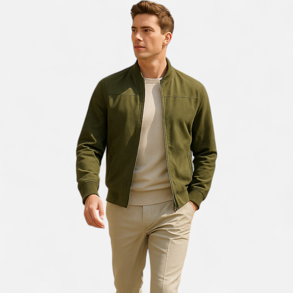 Solènne | Men’s Lightweight Vintage Bomber Jacket
