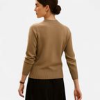 Solènne | Women’s Elegant Knit Button-Front Cardigan