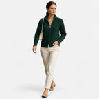 Solènne | Women’s Dual-Zip Colour-Block Sweater
