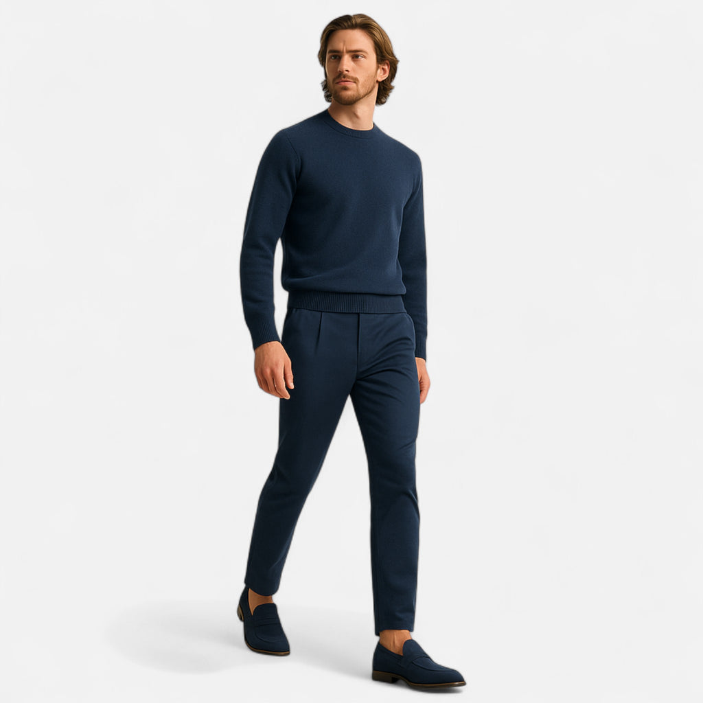 Solènne | Men’s Cowhide Slip-On Penny Loafers