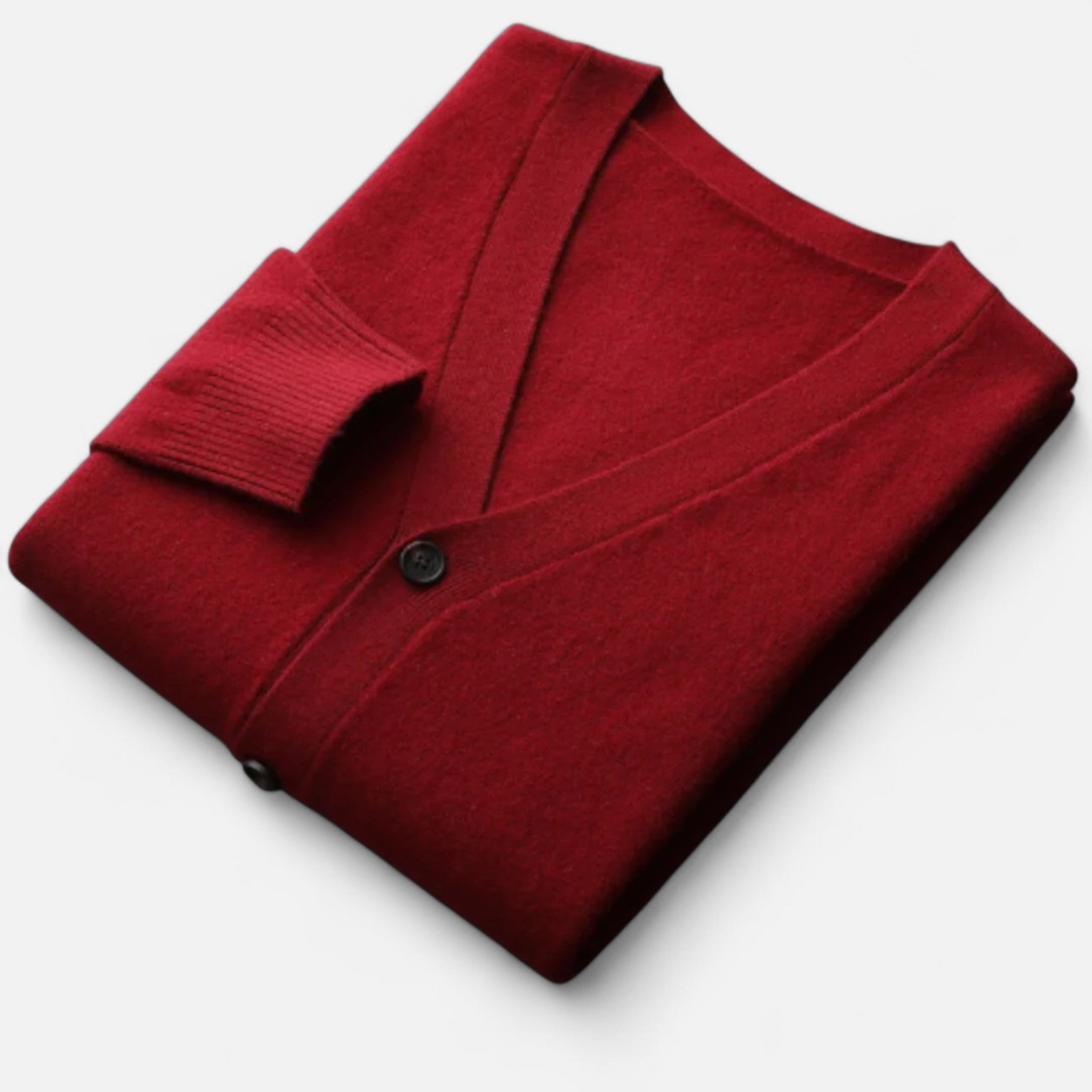 Solènne | Men’s Pure Cashmere Button-Front Cardigan
