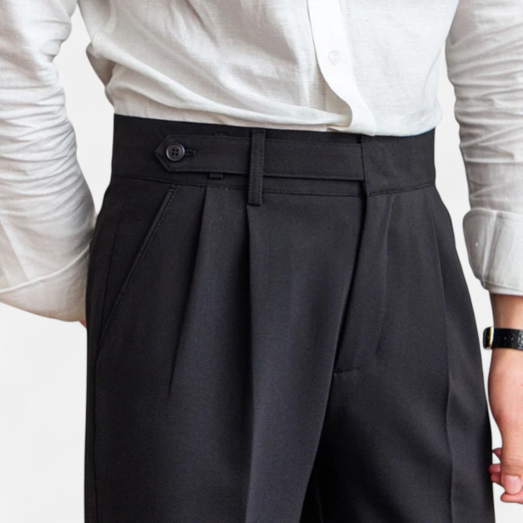 Solènne | Men’s Riviera Cut Tailored Trousers