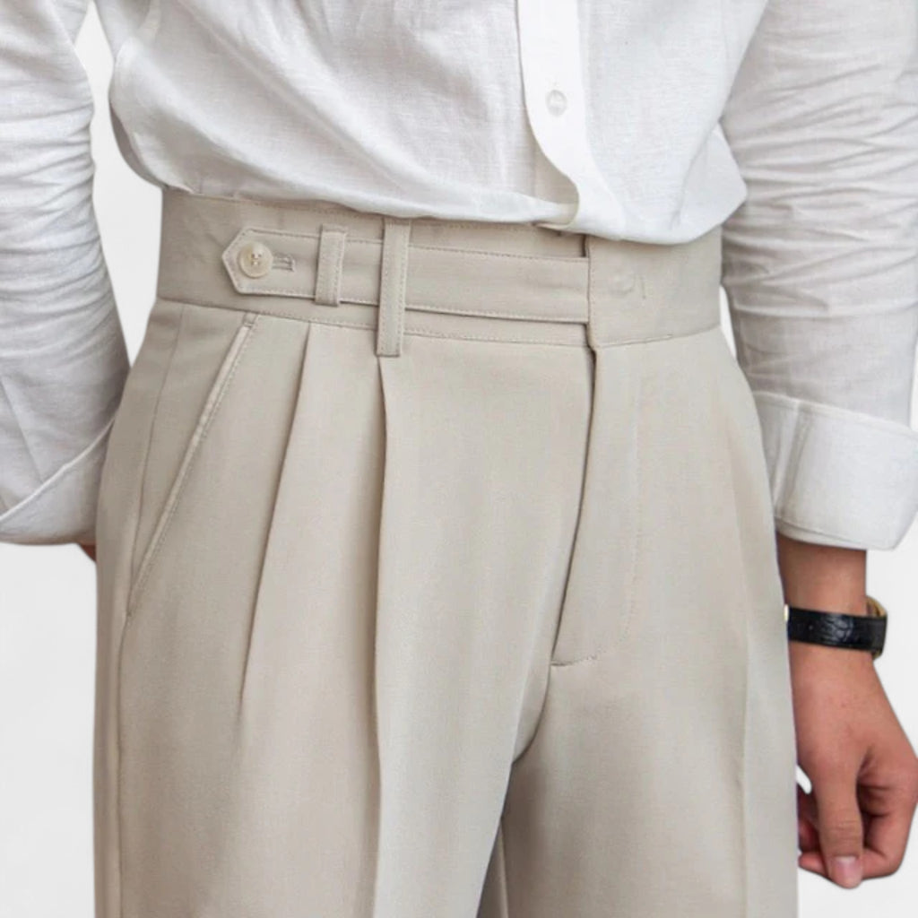Solènne | Men’s Riviera Cut Tailored Trousers