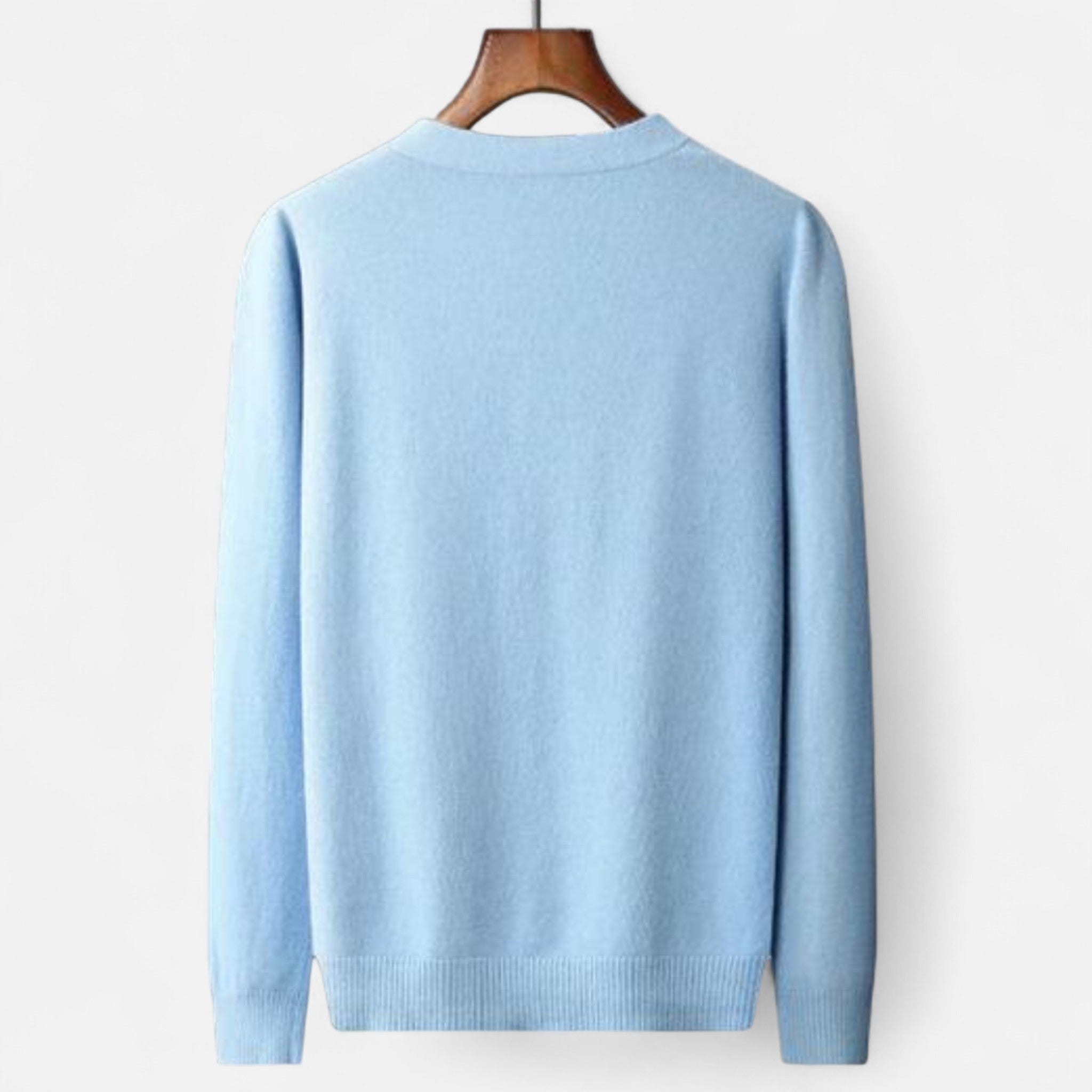 Solènne | Men’s Pure Cashmere Button-Front Cardigan