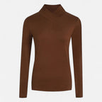 Solènne | Women’s Warm High-Neck Knit Shirt