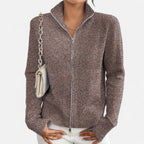 Solènne | Women’s Dual-Zip Colour-Block Sweater