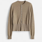 Solènne | Women’s Elegant Knit Button-Front Cardigan