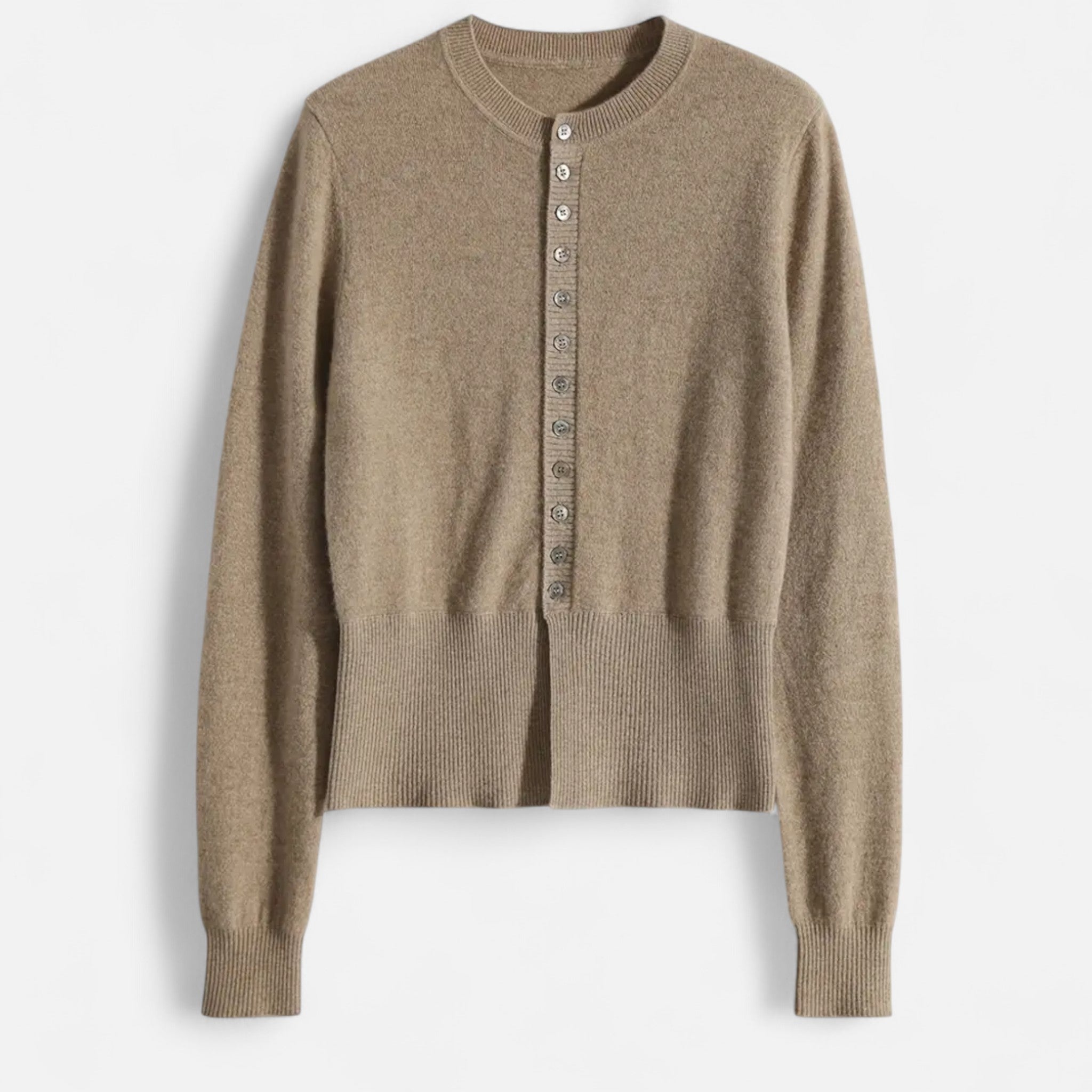 Solènne | Women’s Elegant Knit Button-Front Cardigan