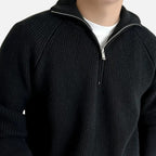 Solenne | Men’s Classic Collar Raglan Knit Sweater