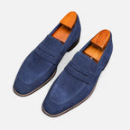 Solènne | Men’s Cowhide Slip-On Penny Loafers