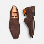 Solènne | Men’s Cowhide Slip-On Penny Loafers