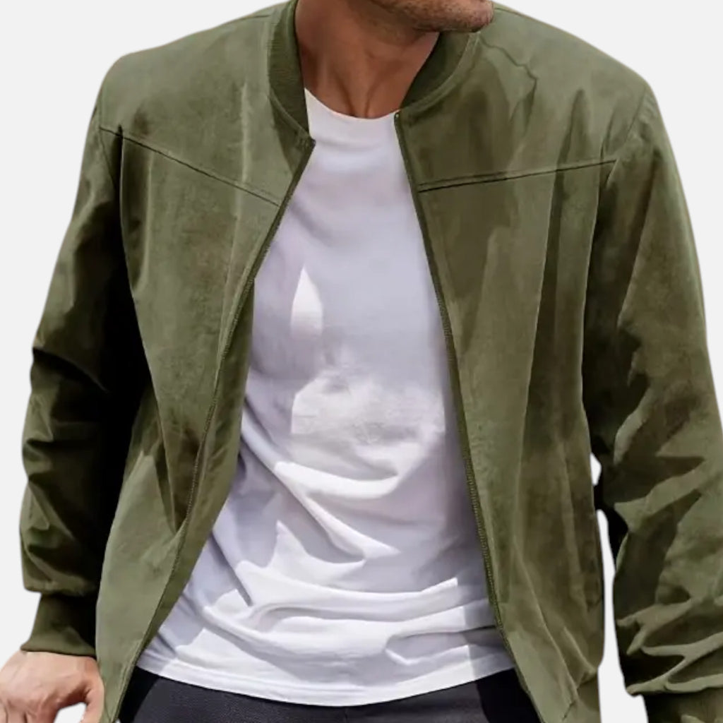 Solènne | Men’s Lightweight Vintage Bomber Jacket