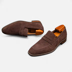 Solènne | Men’s Cowhide Slip-On Penny Loafers