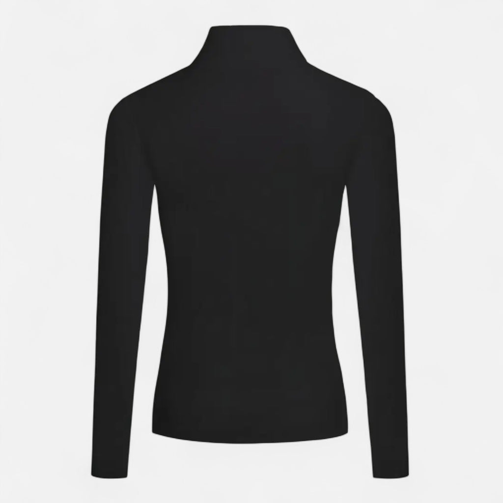 Solènne | Women’s Warm High-Neck Knit Shirt