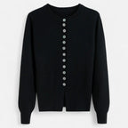 Solènne | Women’s Elegant Knit Button-Front Cardigan