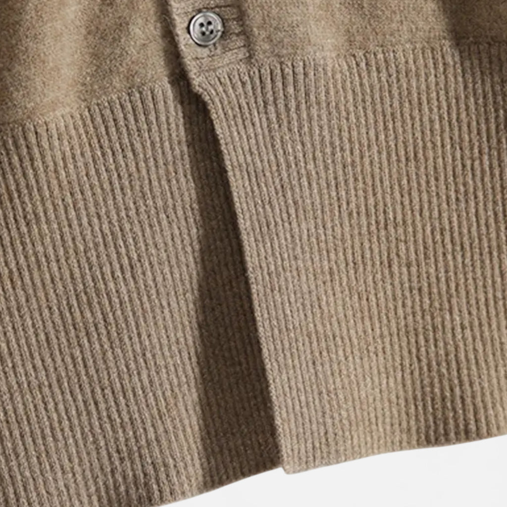 Solènne | Women’s Elegant Knit Button-Front Cardigan