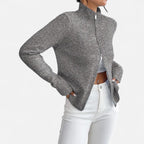 Solènne | Women’s Dual-Zip Colour-Block Sweater