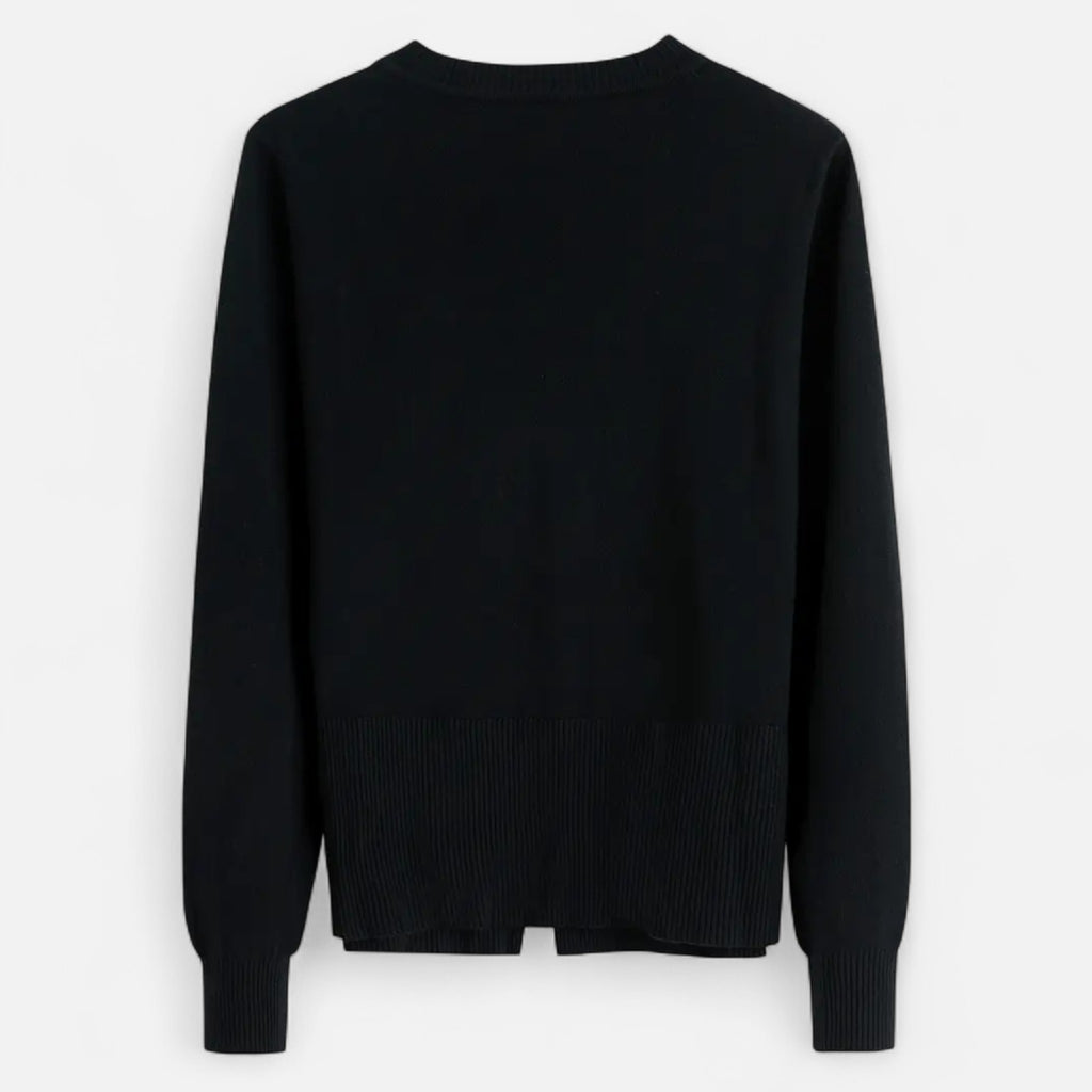 Solènne | Women’s Elegant Knit Button-Front Cardigan