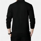 Solenne | Men’s Slim-Fit Knit Button-Collar Sweater