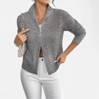 Solènne | Women’s Dual-Zip Colour-Block Sweater