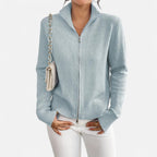 Solènne | Women’s Dual-Zip Colour-Block Sweater