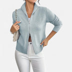 Solènne | Women’s Dual-Zip Colour-Block Sweater