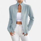 Solènne | Women’s Dual-Zip Colour-Block Sweater