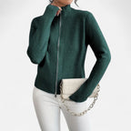 Solènne | Women’s Dual-Zip Colour-Block Sweater