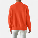 Solènne | Women’s Elegant Mock-Neck Pullover Sweater