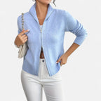Solènne | Women’s Dual-Zip Colour-Block Sweater