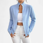 Solènne | Women’s Dual-Zip Colour-Block Sweater