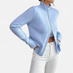 Solènne | Women’s Dual-Zip Colour-Block Sweater