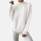 Solènne | Women’s Elegant Mock-Neck Pullover Sweater