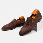 Solènne | Men’s Cowhide Slip-On Penny Loafers