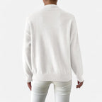 Solènne | Women’s Elegant Mock-Neck Pullover Sweater