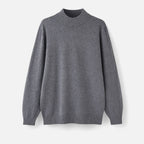 Solènne | Men’s Half-Turtleneck Cotton Blend Sweater