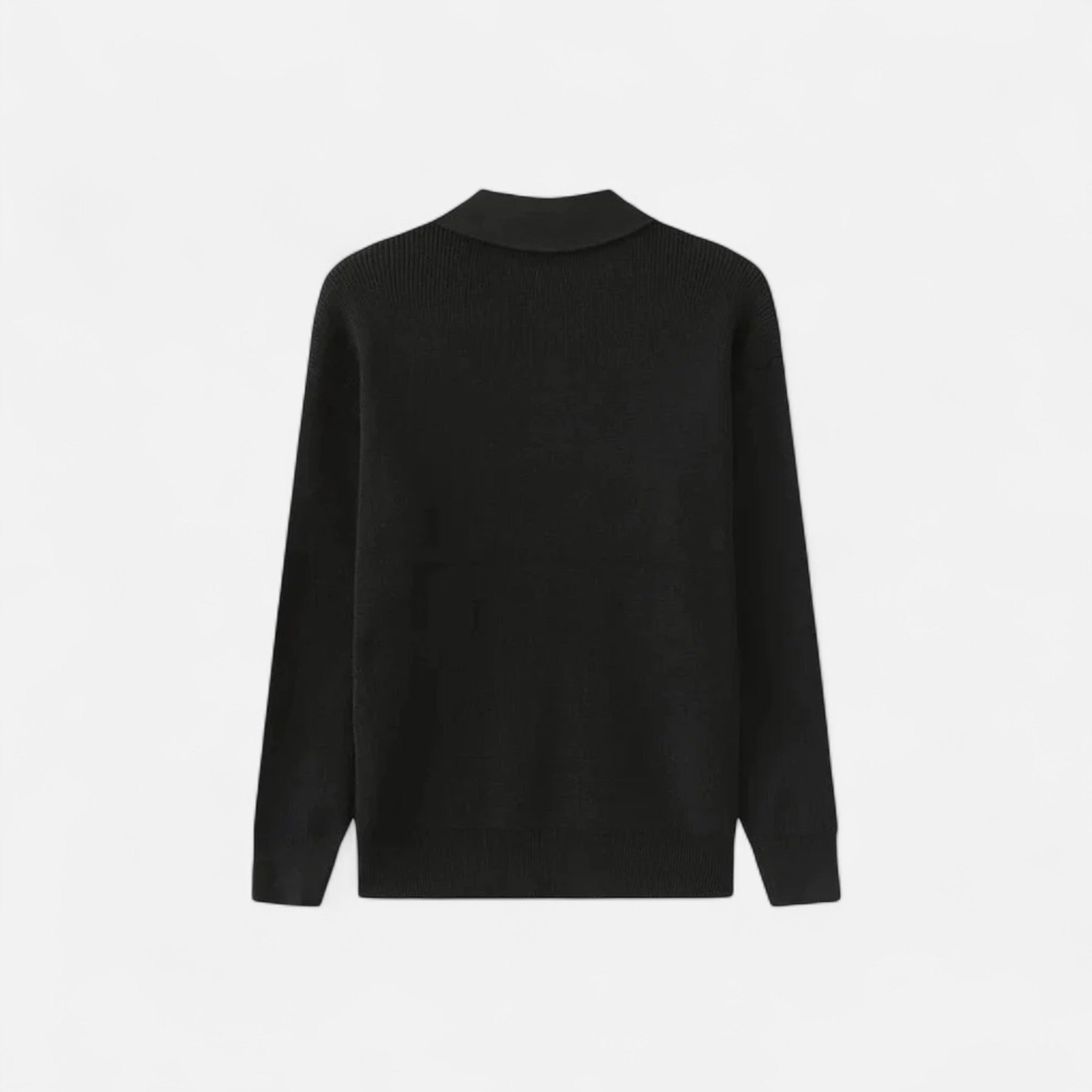 Solènne | Men’s Cotton Half-Zip Knit Sweater