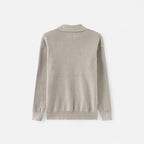 Solènne | Men’s Cotton Half-Zip Knit Sweater