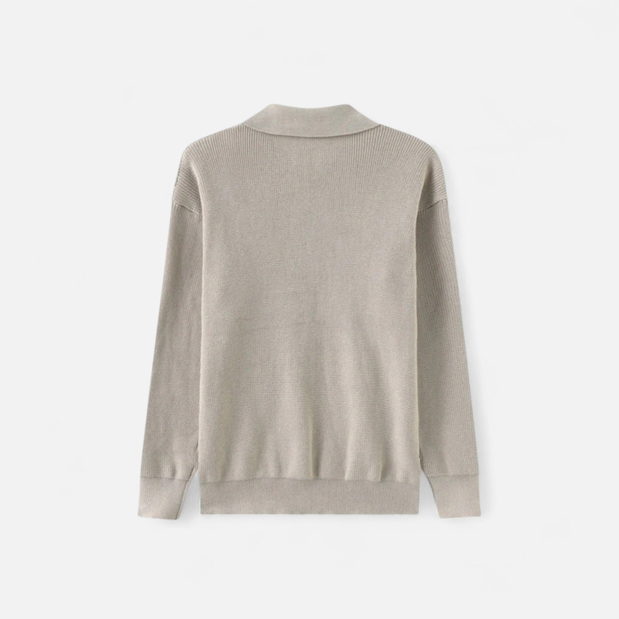 Solènne | Men’s Cotton Half-Zip Knit Sweater
