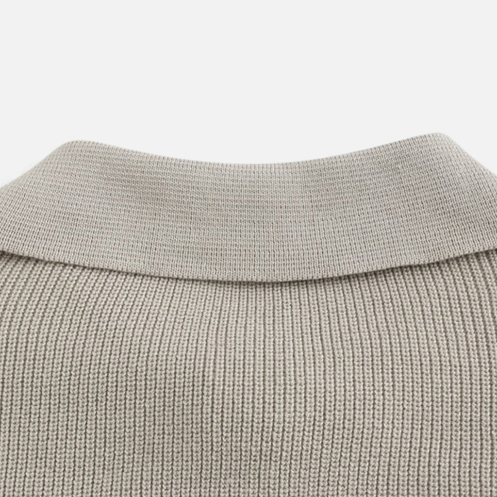 Solènne | Men’s Cotton Half-Zip Knit Sweater