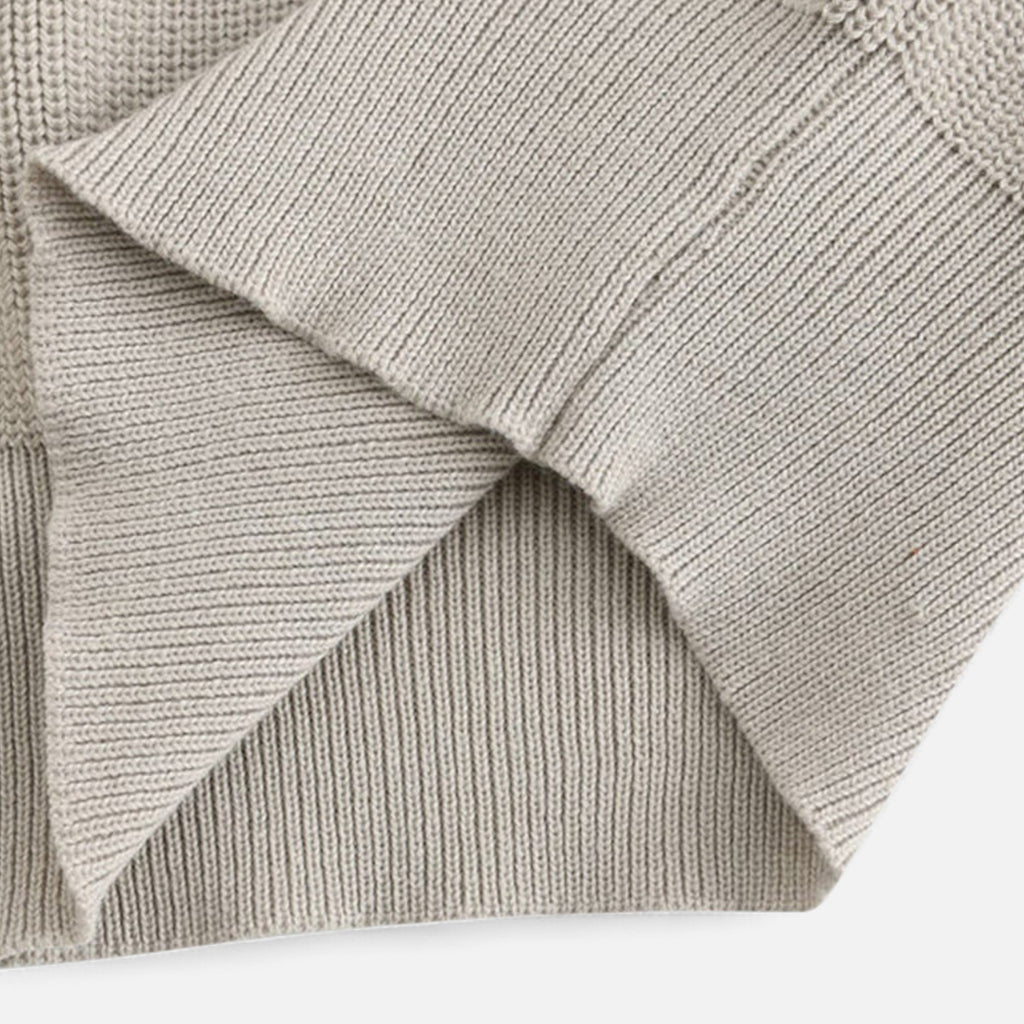 Solènne | Men’s Cotton Half-Zip Knit Sweater